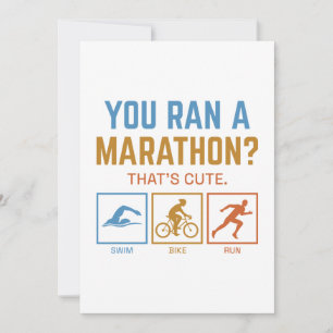 Carte De Remerciements Vous Avez Fait Un Marathon