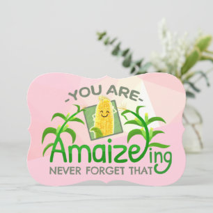 Carte De Remerciements Vous êtes Amaizeing, N'Oubliez Jamais ça - Punny C