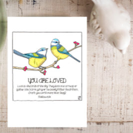Carte De Remerciements Vous êtes amoureux Birds Friendship Card