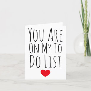 Carte De Remerciements Vous êtes sur mon à Funny femme de mari valentin