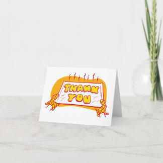 Carte De Remerciements Warm Cookies Thank You Note Card