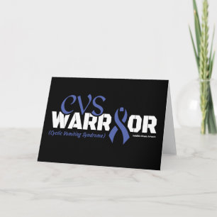 CARTE DE REMERCIEMENTS WARRIOR...CVS