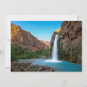 Carte De Remerciements Waterfalls   Havasu Falls at Sunset