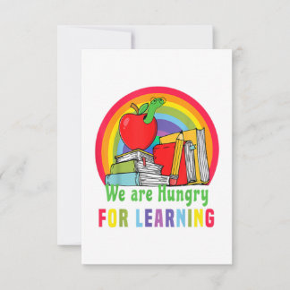 Carte De Remerciements We Are Very Hungry Caterpillar Teacher For Learnin