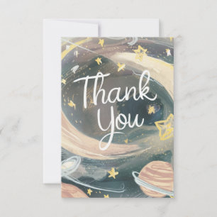 Carte De Remerciements Whimsical Lovely Heaven Celestin