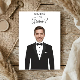 Carte De Remerciements Who Has The Groom Scratch Off Game Bridal Shower