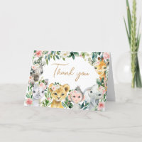 Wild One Floral Safari Baby shower