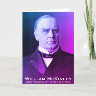 Carte De Remerciements William McKinley, président des États-Unis Politiq