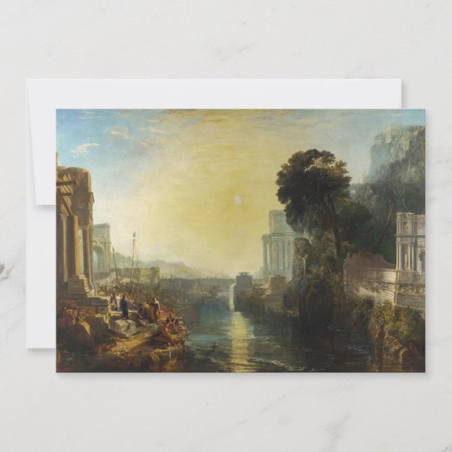 Carte De Remerciements William Turner - Dido building Carthage (Devant)