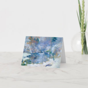 Carte De Remerciements Winter Harmony, 1890-1900 par John Henry Twachtman