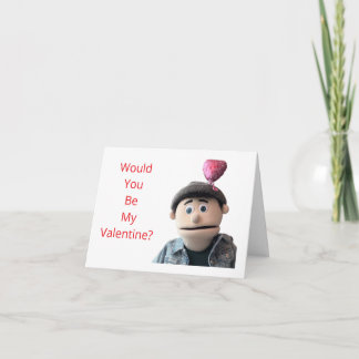 Carte De Remerciements Would You Be My Valentine?