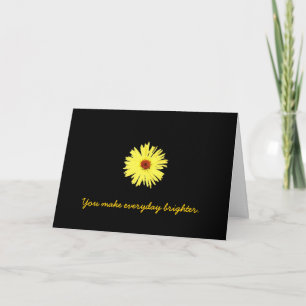 Carte De Remerciements You make everyday brighter.