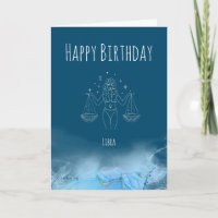 Zodiac d'anniversaire personnalisé Libra étoile si