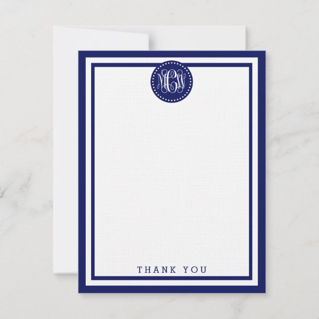 Carte De Remerciements Zz v (Devant)