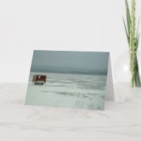Carte de remorque de pêche de glace