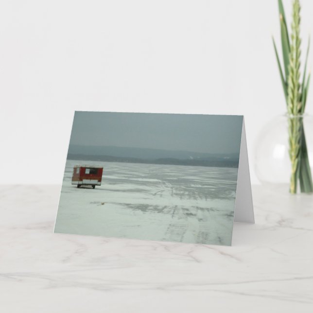 Carte de remorque de pêche de glace (Devant)