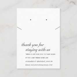 CARTE DE REMORQUE EN MERCI NOIR ET BLANC