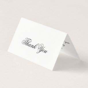Carte de remplissage Merci personnalisée