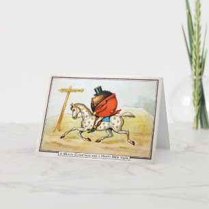 Carte de rencontre de Noël vintage