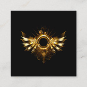 Carte De Rendez-vous Ailes de Steampunk