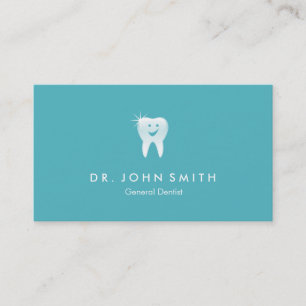 Carte De Rendez-vous Appréciation dentaire Aqua Shiny Smiling Dentelle 