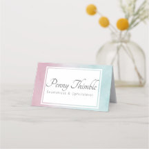 Aquarelle rose à turquoise ombré