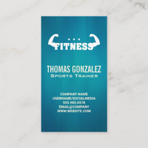 Carte De Rendez-vous Armoiries Flexing Stars Fitness Health