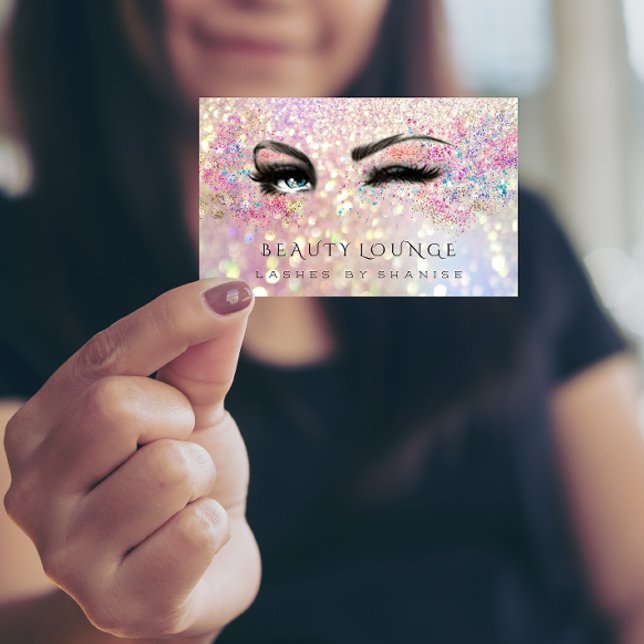 Carte De Rendez-vous Artiste de maquillage professionnel Eyelash Partie (Créateur téléchargé)