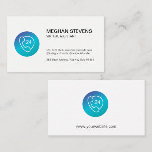 Carte De Rendez-vous Assistant virtuel du support client   Icône de tél