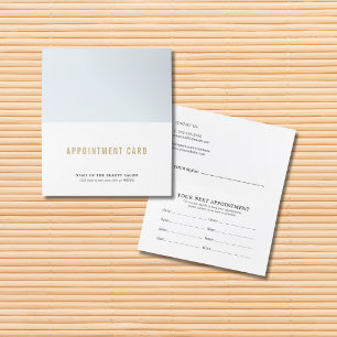 Carte de rendez-vous beauté simple et élégante