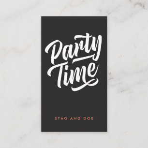 Carte De Rendez-vous Billet Heure de la fête