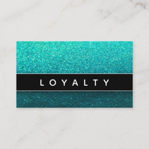 Carte De Rendez-vous Blue Black Ombre Parties scintillant MUA Nail Salo