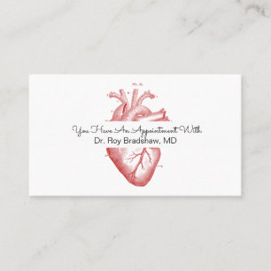 Carte De Rendez-vous Cardiologie Ou Cardiologue