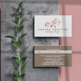 Carte De Rendez-vous Chic Aquarelle sauvage prairie flux rose Rendez-vo