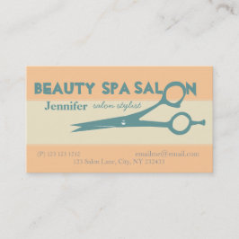 Carte De Rendez-vous Ciseaux créatifs de salon