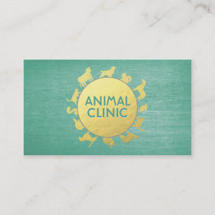 Carte De Rendez-vous Clinique Animale Hôpital Soins pour animaux de com