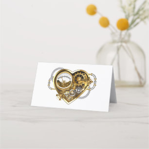 Carte De Rendez-vous Coeur vapeur avec un manomètre