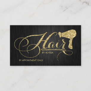 Carte De Rendez-vous Coiffeur élégant de manuscrit de parties