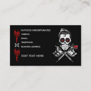 Carte De Rendez-vous Conception de tatouage