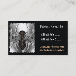 Carte De Rendez-vous Costume d'araignée à vapeur Accessoires Designer A