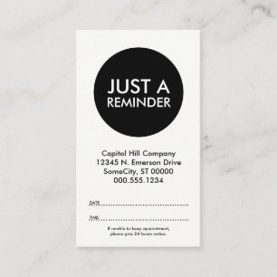 carte de rendez-vous de barbershop