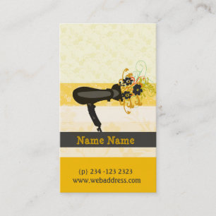 Carte De Rendez-vous Dénommer le sèche-cheveux BlowDryer de salon