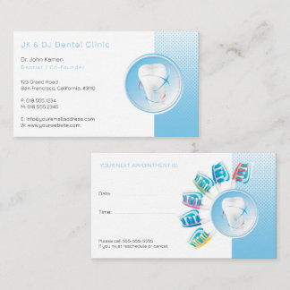 Carte De Rendez-vous Dentaire | Dentiste unique