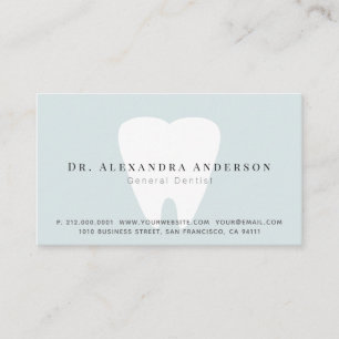 Carte de rendez-vous Dentist Light Blue