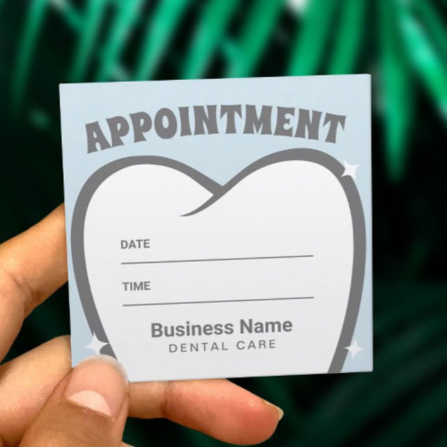 Carte De Rendez-vous Dentist mignon Dentelle Dentelle Bureau Dentaire R (Créateur téléchargé)