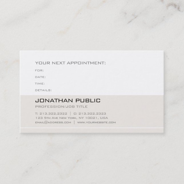Carte De Rendez-vous Dentiste dentaire de thérapeute de rappel de (Devant)