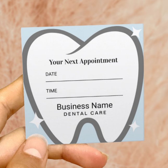 Carte De Rendez-vous Dentiste White Dental Dental Bureau Dental (Créateur téléchargé)