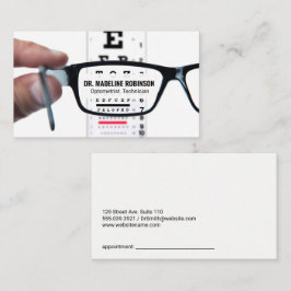 Carte De Rendez-vous Diagramme d'examen oculaire | Lunettes de prescrip