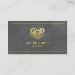 Carte De Rendez-vous Dieu gris de toile est pasteur d'église chrétienne