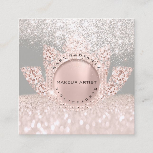 Carte de rendez-vous Electrolyse Rose Parties scin (Devant)